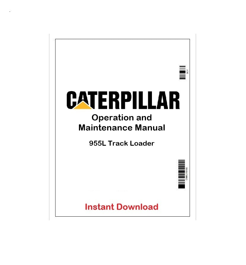 Caterpillar 955L Track Loader Operation and Maintenance Manual Pdf