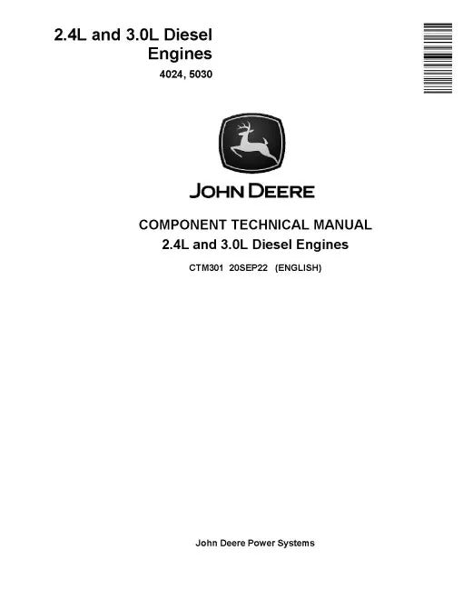 Powertech 4024 and 5030 Diesel Engines Pdf Repair Service Manual (CTM301)
