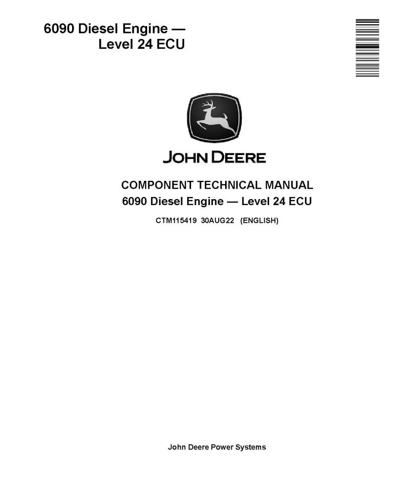 Powertech 6090 Stage II Diesel Engines Level 24 ECU Pdf Repair Service Manual (CTM115419)