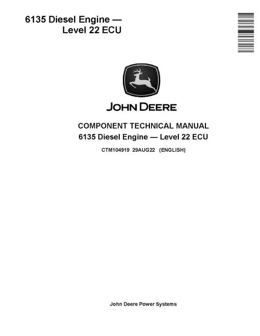 Powertech 6135 iT4 Diesel Engines Level 22 ECU Pdf Repair Service Manual (CTM104919)