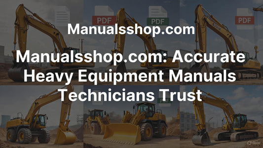 Accurate Heavy Equipment Manuals Technicians Trust