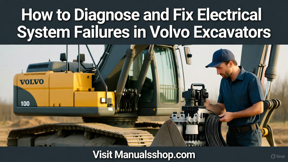 How to Diagnose and Fix Electrical System Failures in Volvo Excavators