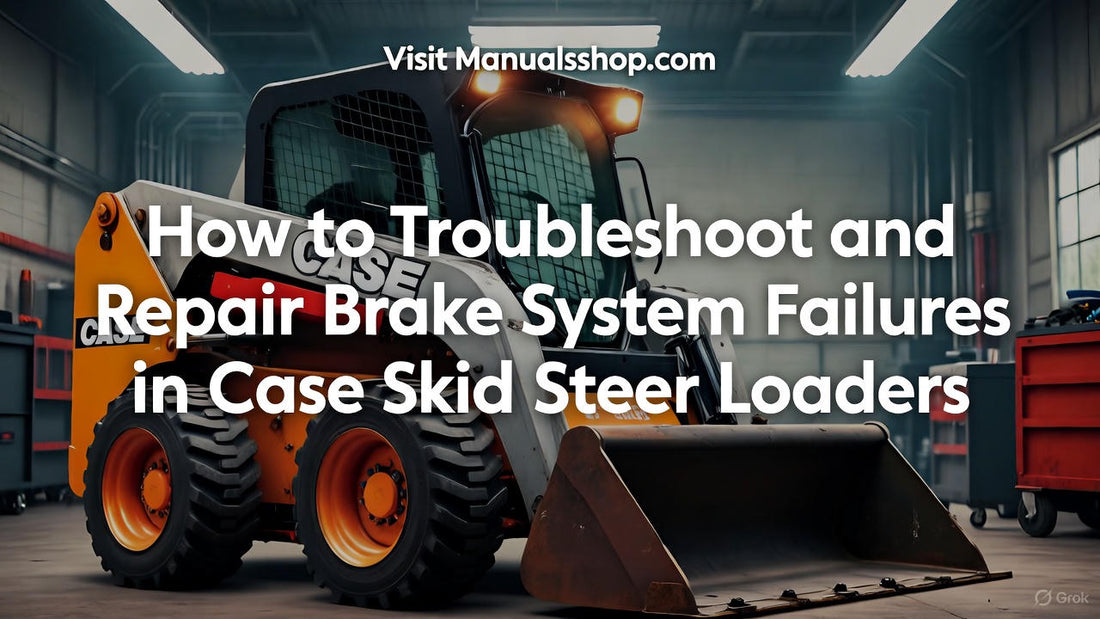 How to Troubleshoot and Repair Brake System Failures in Case Skid Steer Loaders