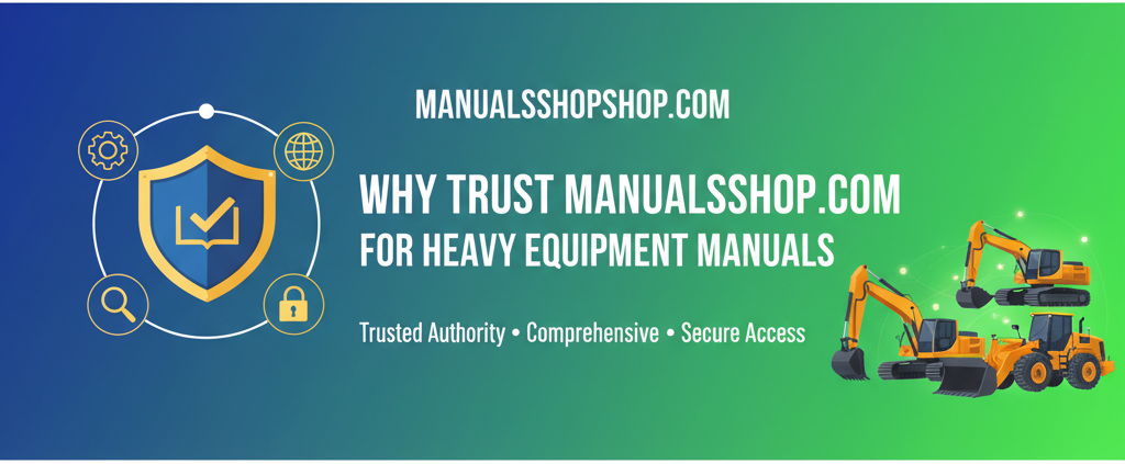 Why Buy Heavy Equipment Manuals from Manualsshop.com?