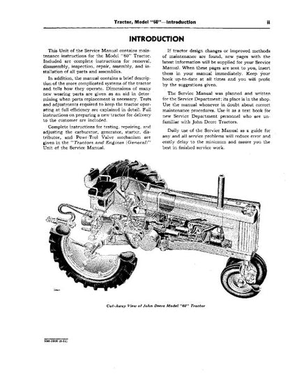 John Deere 60, 620  and 630 Tractors Service Manual SM2008 Instant PDF 2