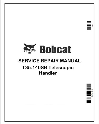 Bobcat T35.140SB Telescopic Handler Repair Service Manual Instant PDF