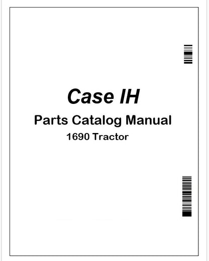Case IH 1690 Tractor Parts Catalog Manual Instant PDF