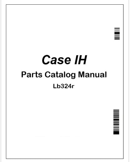 Case IH Lb324r Baler Parts Catalog Manual Instant PDF