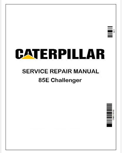 Caterpillar 85E Challenger Repair Service Manual Pdf