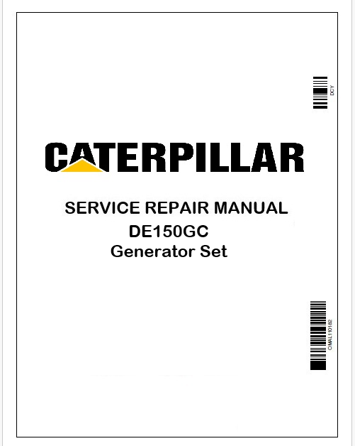 Caterpillar DE150GC Generator Set Repair Service Manual Pdf N8L