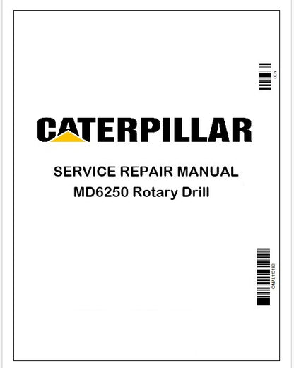 Caterpillar MD6250 Rotary Drill Repair Service Manual Pdf