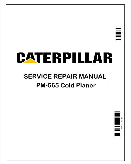 Caterpillar PM-565 Cold Planer Repair Service Manual Pdf