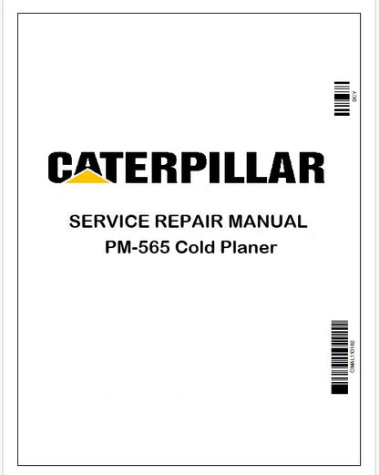 Caterpillar PM-565 Cold Planer Repair Service Manual Pdf