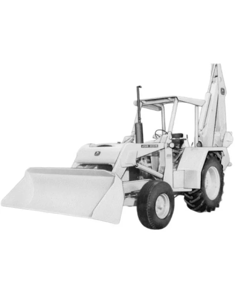 John Deere 500B Backhoe Loader Pdf Technical Service Repair Manual TM1024 2
