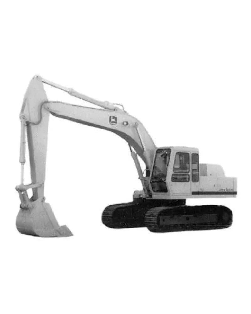 John Deere 790 and 792 Crawler Excavator Pdf Diagnostic, Operation and Test Manual TM1320 2