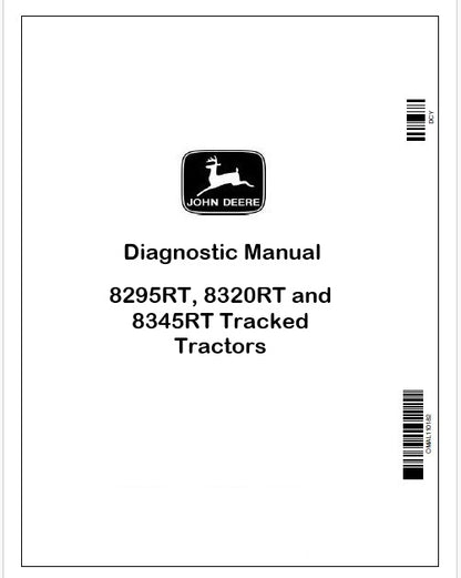 John Deere 8295RT, 8320RT and 8345RT Tracked Tractors Diagnostic Manual TM104419 Instant PDF