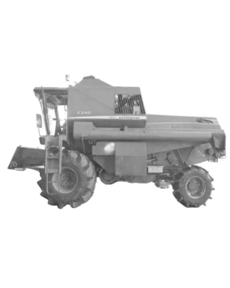 John Deere C240 (4LZ-13) Combines Diagnostic and Repair Technical Manual TM136619 2