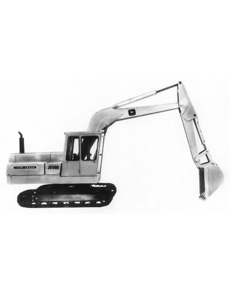 John Deere JD690 and JD690A Crawler Excavator Pdf Technical Service Repair Manual TM1017 2