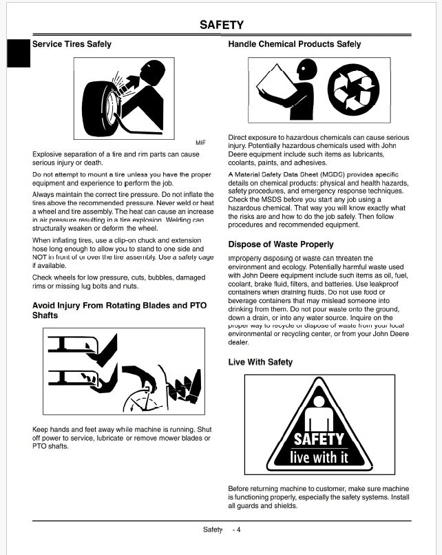 John Deere Tractor Loader Technical Manual Instant PDF Download