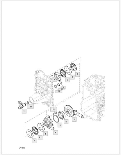 John Deere Backhoe Loader Parts Catalog Manual PDF Download