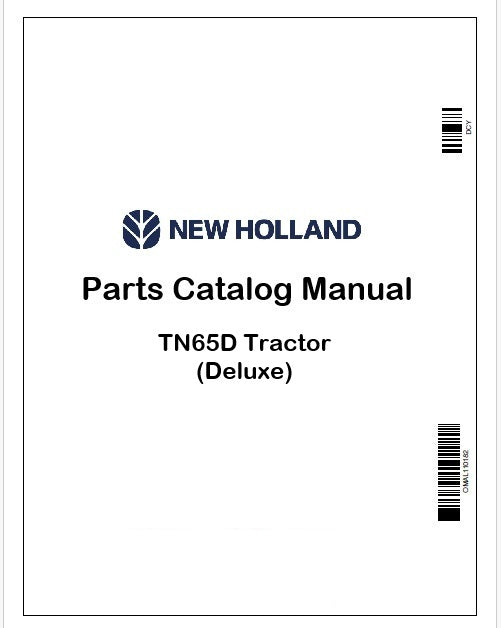 New Holland TN65D Tractor Parts Catalog Manual Instant PDF (Deluxe)
