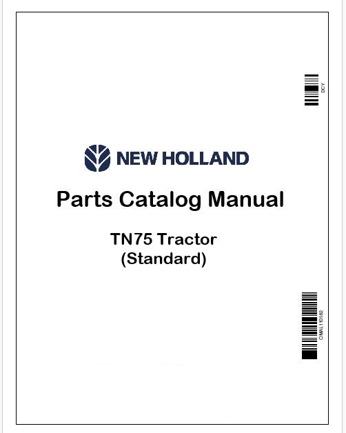 New Holland TN75 Tractor Parts Catalog Manual Instant PDF (Standard)