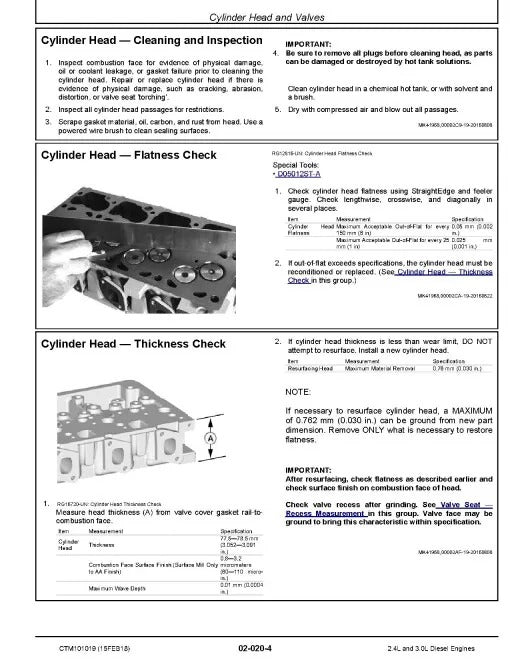 Powertech E 4024, 5030 Diesel Engines Pdf Repair Service Manual (CTM101019)