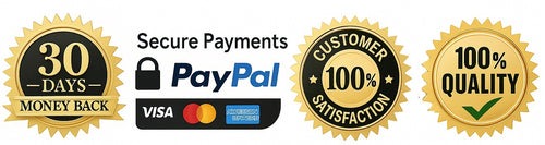 30-day money-back guarantee and secure payment badges
