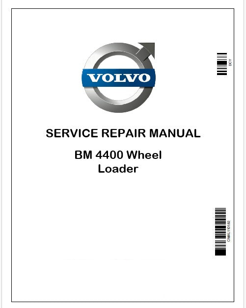 Volvo BM 4400 Wheel Loader Service Manual Instant PDF