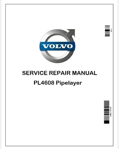 Volvo PL4608 Pipelayer Repair Service Manual Instant PDF