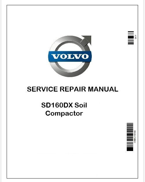 Volvo SD160DX Soil Compactor Repair Service Manual Instant PDF