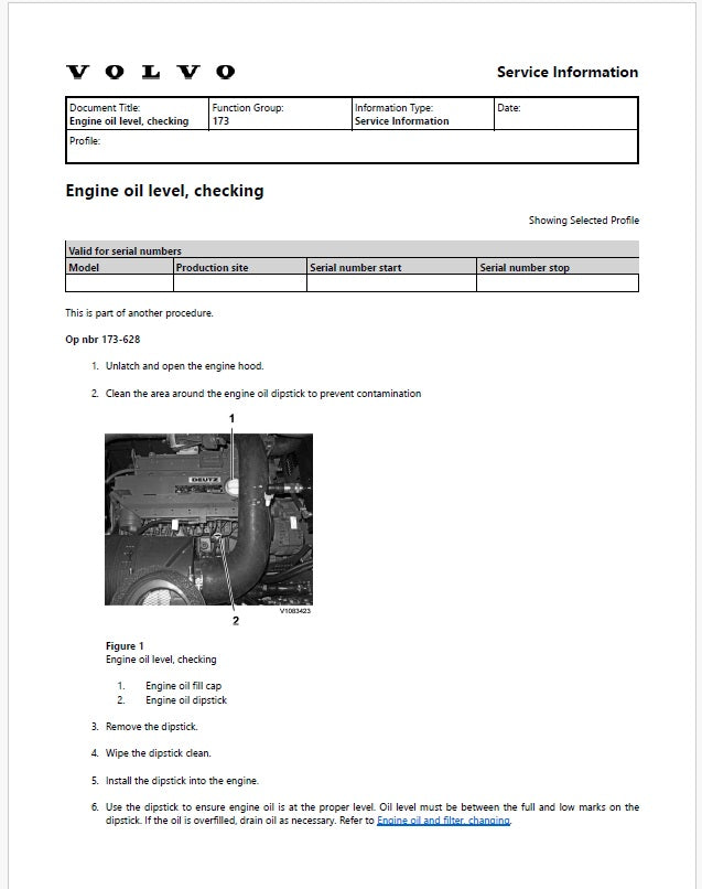 Volvo Motor Grader Repair Service Manual Instant PDF